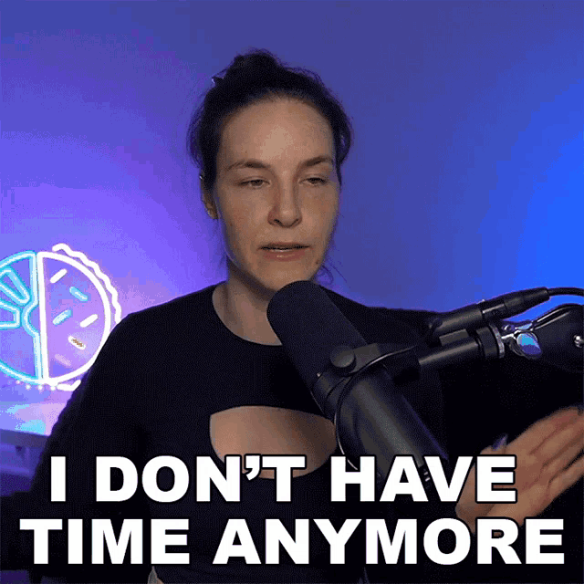 I Dont Have Time Anymore Cristine Raquel Rotenberg GIF