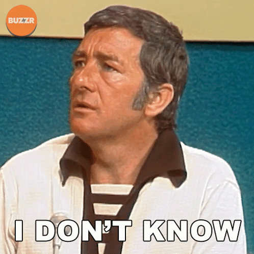 I Don'T Know Richard Dawson GIF. This 498 x 498 animated GIF is part of our no se rick parece falso collection. Created by buzzrtv. View the original…