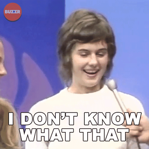 I Don'T Know What That Word Means Buzzr GIF. This 498 x 498 animated GIF is part of our i do not think that word means what you think it means collection…