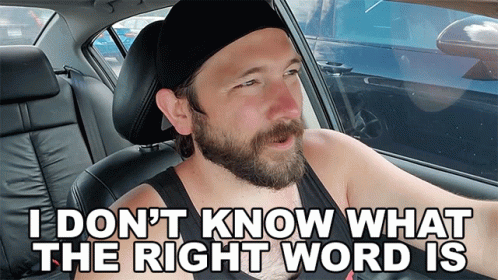 I Dont Know What The Right Word Is Michael Kupris GIF. This 498 x 280 animated GIF is part of our i do not think that word means what you think it means…