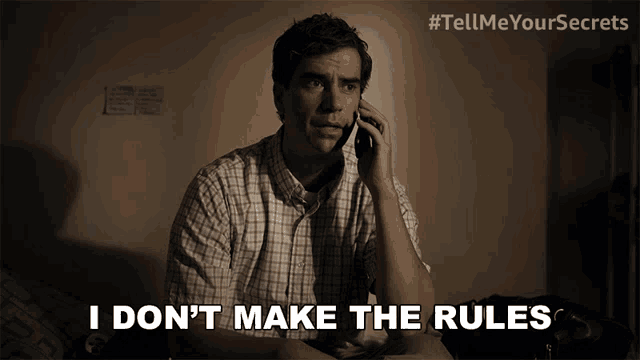 I Dont Make The Rules John GIF