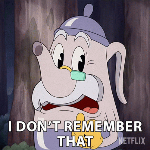 I Dont Remember That Elder Kettle GIF. This 498 x 498 animated GIF is part of our i have no memory of this place collection. Created by TheCupheadShow. View…
