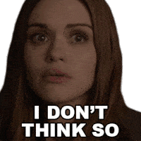 I Dont Think So Lydia Martin Sticker