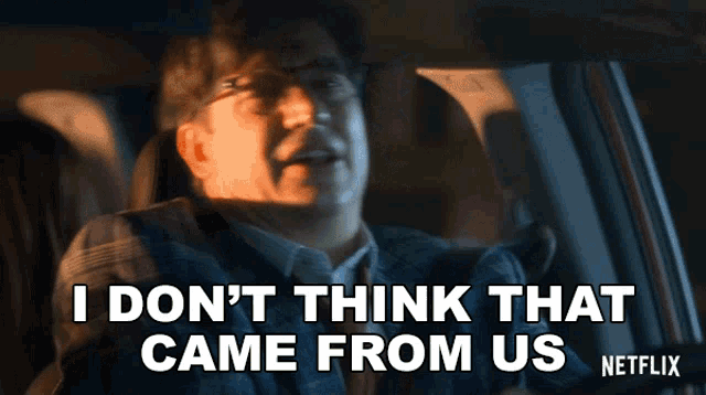 I Dont Think That Came From Us Ken Marino GIF