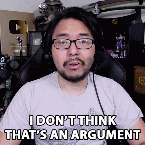 I Dont Think Thats An Argument Yongyea GIF