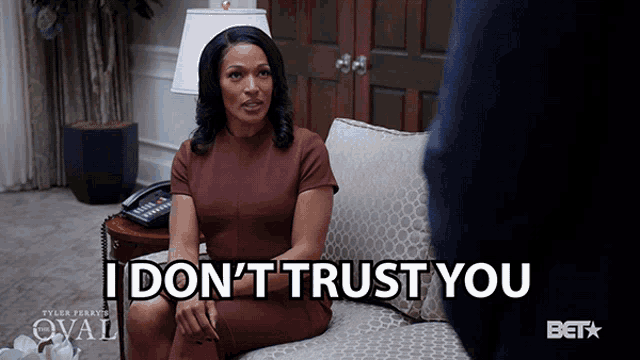 I Dont Trust You No Trust GIF