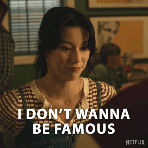 I Don'T Wanna Be Famous Kiley Zhou GIF