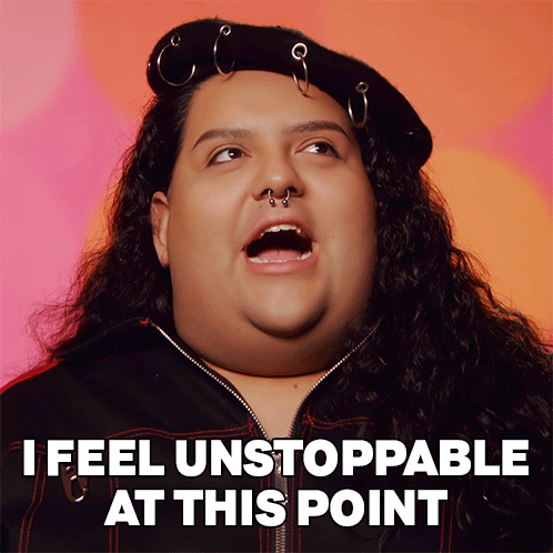 I Feel Unstoppable At This Point Mistress Isabelle Brooks GIF. This 498 x 498 animated GIF is part of our i am invincible collection. Created by…