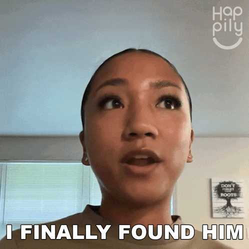 I Finally Found Him Happily GIF