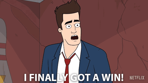 I Finally Got A Win Matty Mulligan GIF