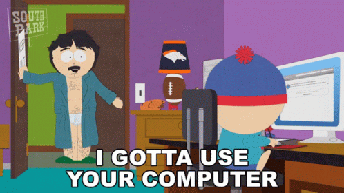 I Gotta Use Your Computer Stan Marsh GIF