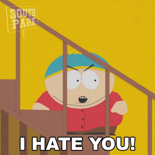 I Hate You Eric Cartman GIF