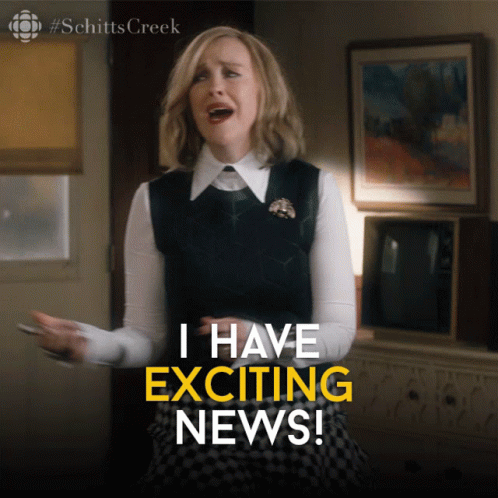 I Have Exciting News Catherine O Hara GIF