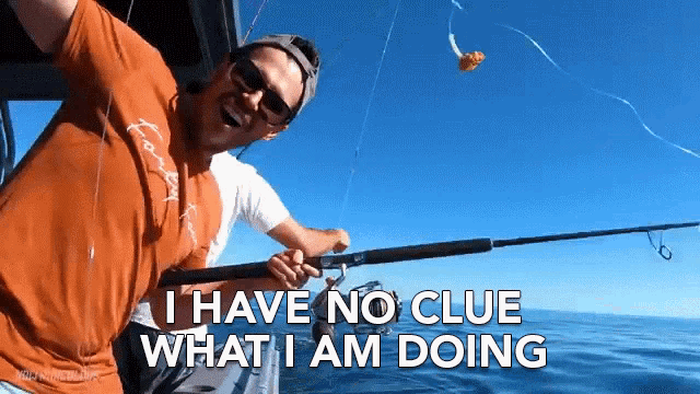 I Have No Clue What I Am Doing Derek Herron GIF