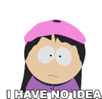 I Have No Idea Wendy Testaburger Sticker