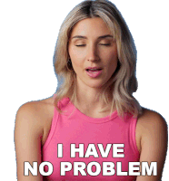 I Have No Problem Sarah Curd Sticker