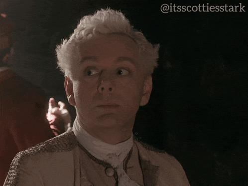 I Have Standards Aziraphale GIF