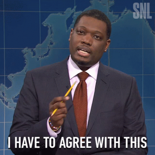 I Have To Agree With This Michael Che GIF