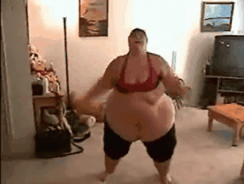 I Have To Go On A Diet Fat Lady GIF