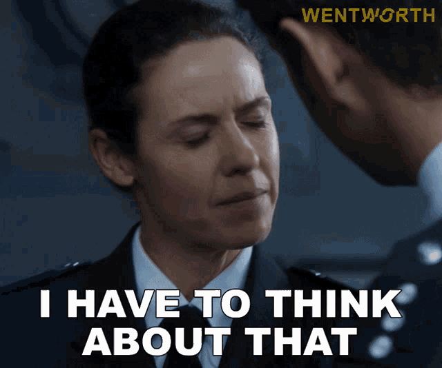 I Have To Think About That Vera Bennett GIF