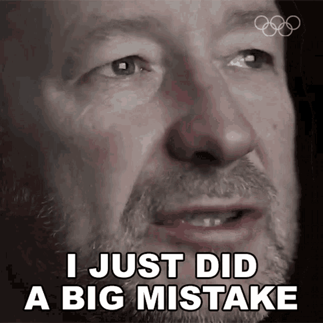 I Just Did A Big Mistake Kjetil Andre Aamodt GIF