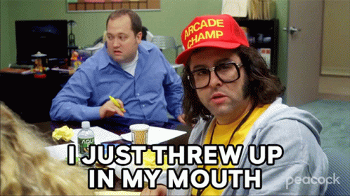 I Just Threw Up In My Mouth Frank Rossitano GIF