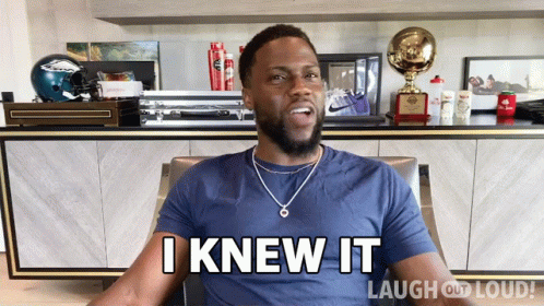 I Knew It Kevin Hart GIF