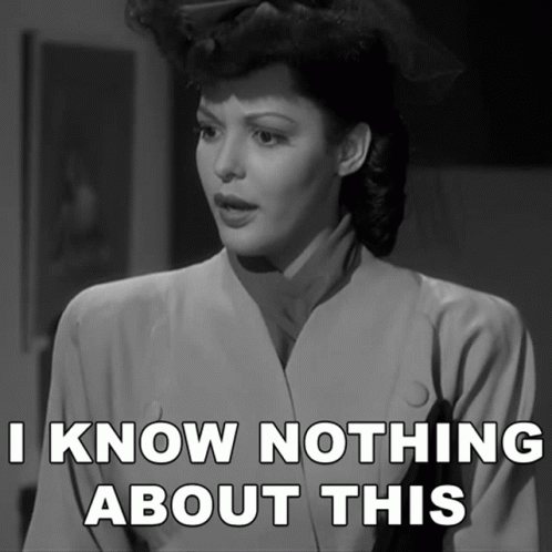 I Know Nothing About This Tanya Czoraki GIF