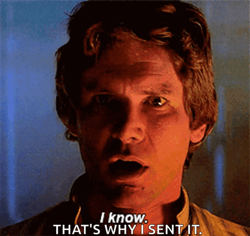 I Know Star Wars GIF. This 498 x 469 animated GIF is part of our han solo i know collection. Related themes include star wars. Created by stonerolled. View…