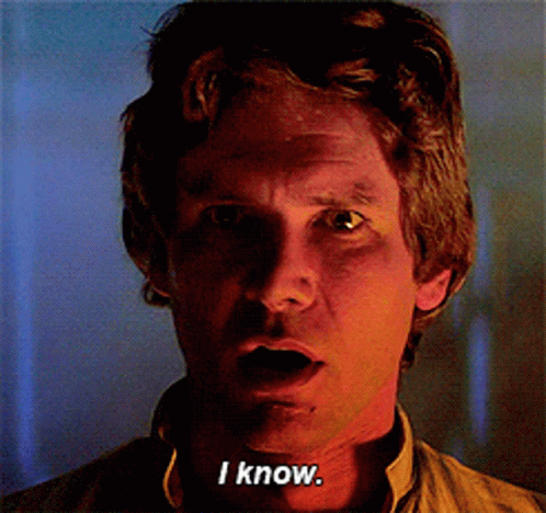 I Know Star Wars GIF. This 498 x 468 animated GIF is part of our han solo i know collection. Related themes include star wars. Created by Spiderbat36. View…