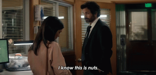 I Know This Is Nuts Cristóbal Rios GIF. This 498 x 242 animated GIF is part of our santiago cabrera collection. Related themes include star trek. Created by…