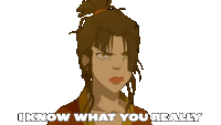 I Know What You Really Think Of Me Azula Sticker
