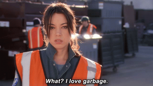 I Love Garbage April Ludgate GIF