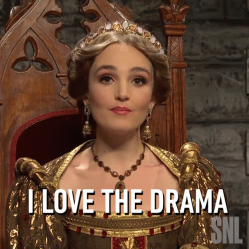 I Love The Drama Saturday Night Live GIF