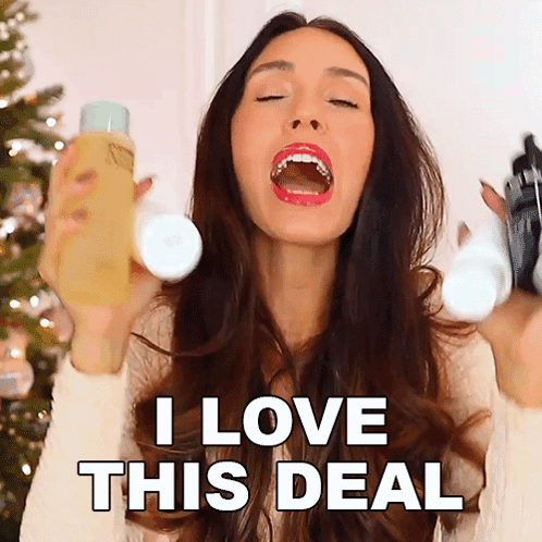 I Love This Deal Shea Whitney GIF. This 498 x 498 animated GIF is part of our harvey price collection. Created by sheawhitney. View the original animation…