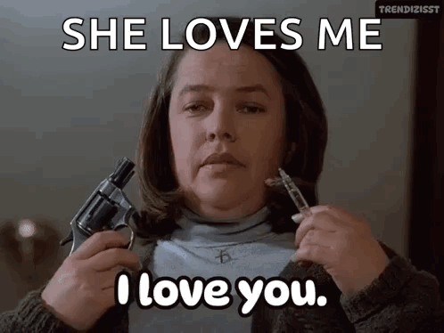 I Love You Gun GIF