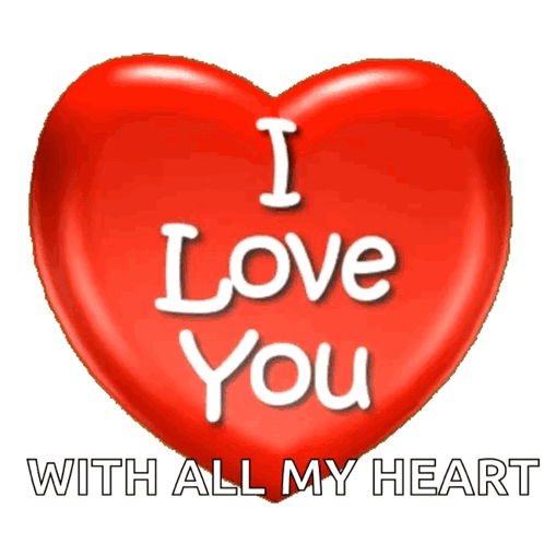 I Love You Love Heart GIF
