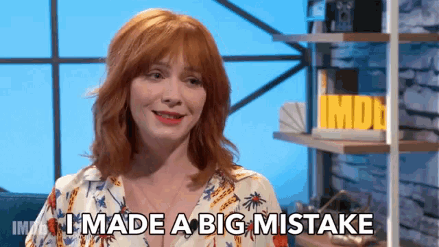 I Made A Big Mistake Fault GIF