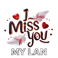 I Mis You Sticker