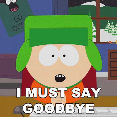 I Must Say Goodbye Kyle Broflovski GIF
