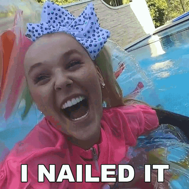 I Nailed It Jojo Siwa GIF