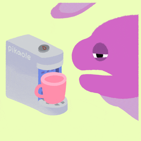 I Need Coffee Moray Eel GIF