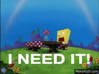 I Need It Mood GIF. This 320 x 240 animated GIF is part of our spongebob i need it collection. Related themes include i need it. Created by Csims18. View…