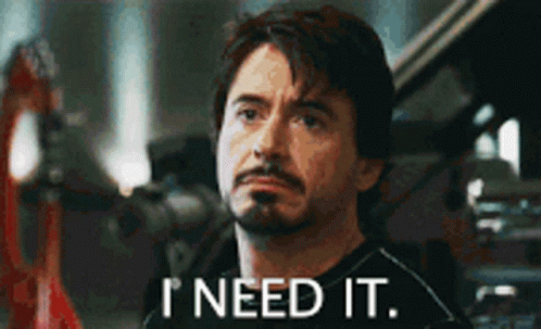 I Need It Robert Downey Jr GIF