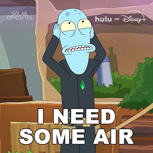 I Need Some Air Korvo GIF