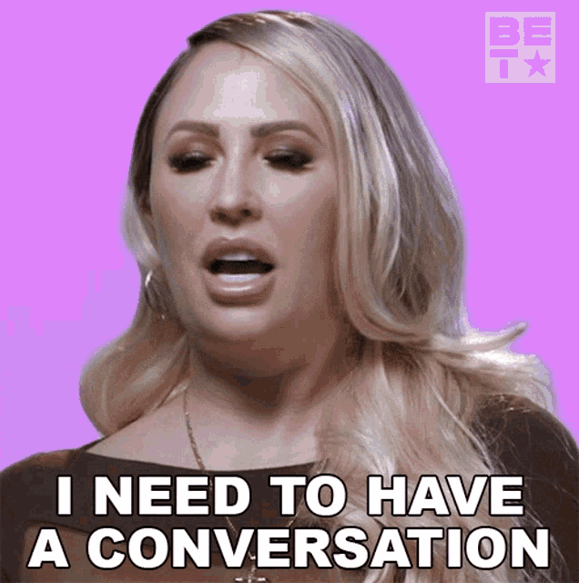 I Need To Have A Conversation Melissa GIF