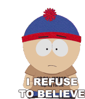 I Refuse To Believe Stan Sticker