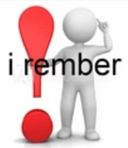 I Rember Exclamation Point Meme