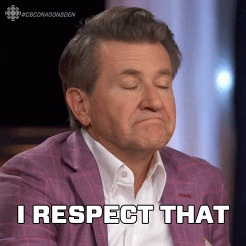 I Respect That Robert Herjavec GIF