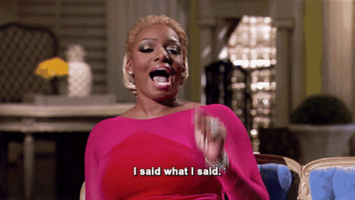 I Said What I Said I Said It GIF. This 498 x 280 animated GIF is part of our i said what i said collection. Created by ellegeehart. View the original…
